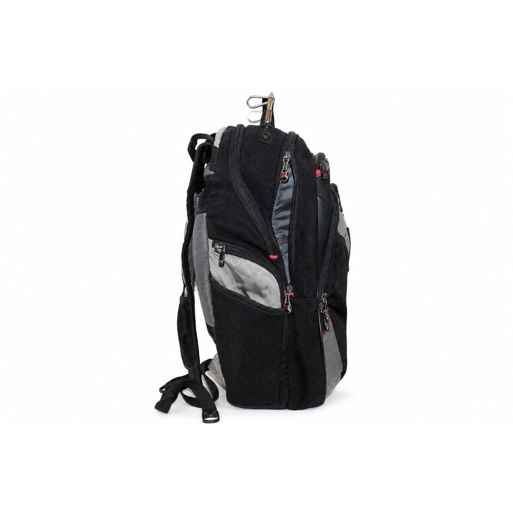 Wenger Swiss Gear Pegasus 17" Laptop Computer Backpack Black/Gray - Picture 4 of 7